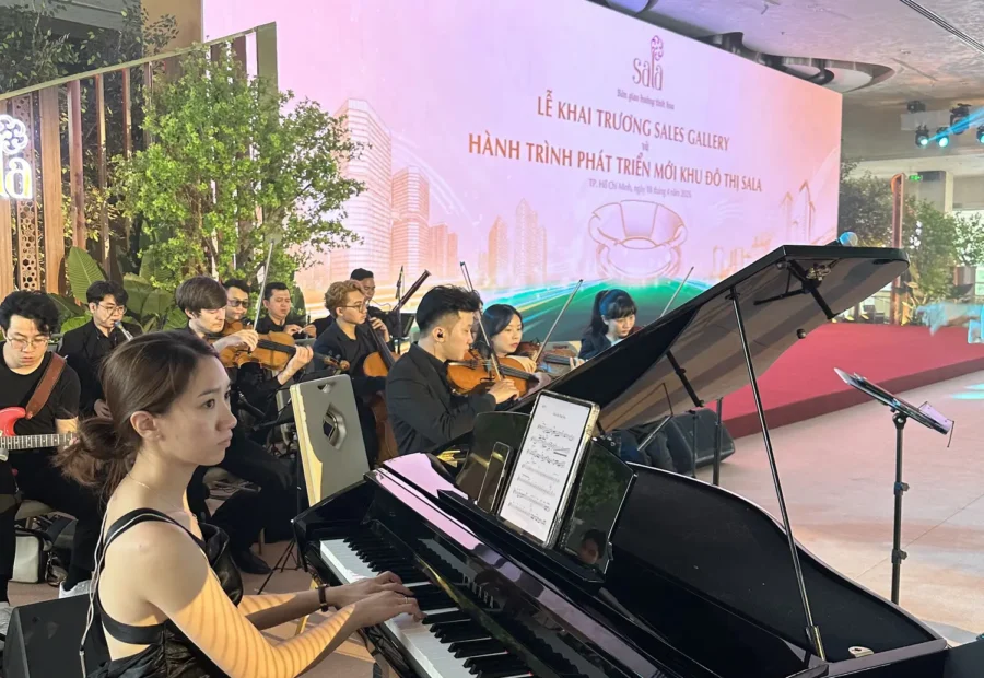 Cách chọn đội hình biểu diễn theo quy mô không gian